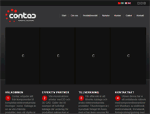 Tablet Screenshot of contac.se
